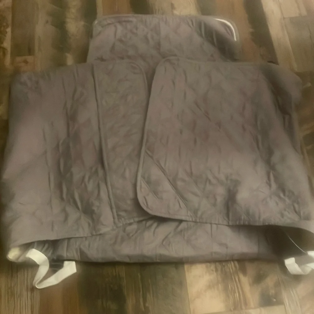 Gray chair cover
